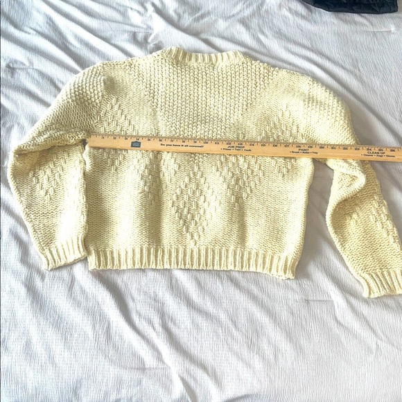 Arrow Cum Laude Chunky Wool Knit Sweater Large - Picture 5 of 7